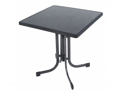 Veľký rozkladací stôl PIZARRA 70 x 70 cm s kovovou pevnou konštrukciou a odolnou vrchnou doskou sevelit 70 x 70 cm