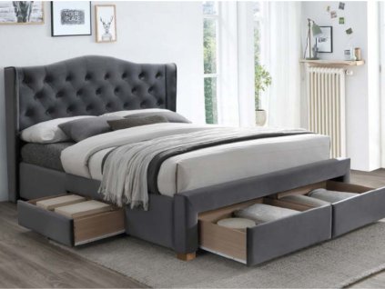 Manželská posteľ Aspen II Velvet 160x200 cm