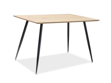 Jedálenský stôl REMUS, v modernom farebnom prevedení dub čierna