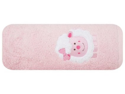 krásny ružový uteráčik BABY 31 s ovečkou