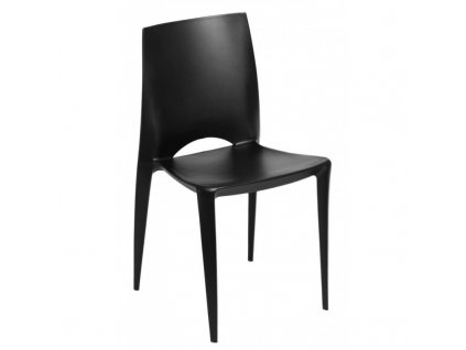 3340 jedalenska stolicka bee inspirovana bellini chair cierna