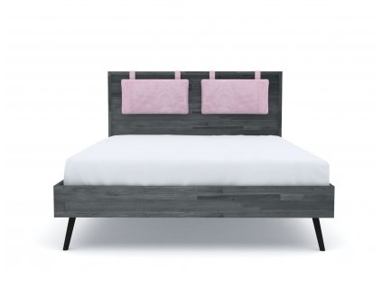 prakticka drevena manzelska postel CAPELLA, v nadčasovom farebnom dizajne