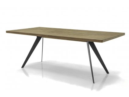 Jednoduchý jedálenský stôl MASSA MASD05, v dokonalom vzhľade