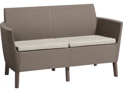 záhradná dvojpohovka SALOMON 2 SEATER SOFA cappuccino