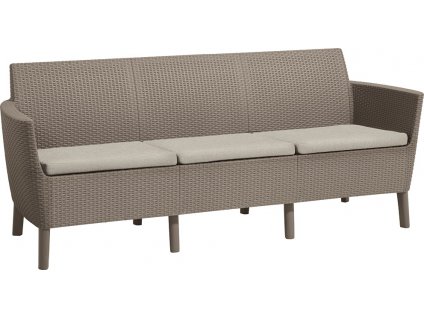 záhradná pohovka SALOMON 3 SEATER SOFA cappuccino