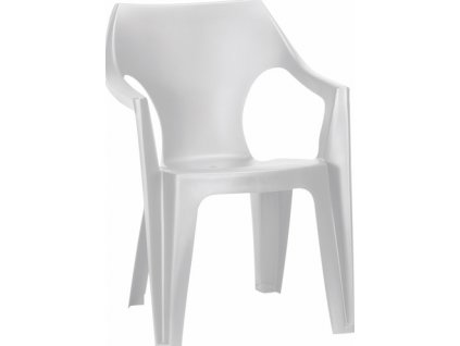 datten záhradná stolička biela