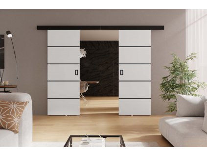 Posuvne dvere WERDI PLUS DUO Biela