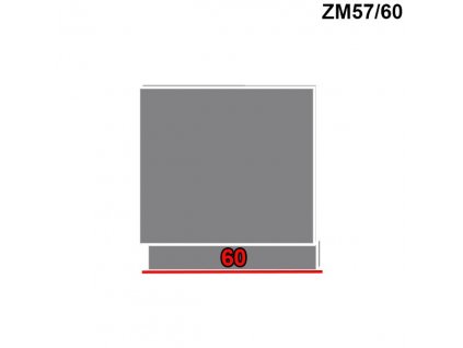 Dvierka na umývačku riadu Quantum ZM57/60 (FARBA DVIEROK Beige mat)