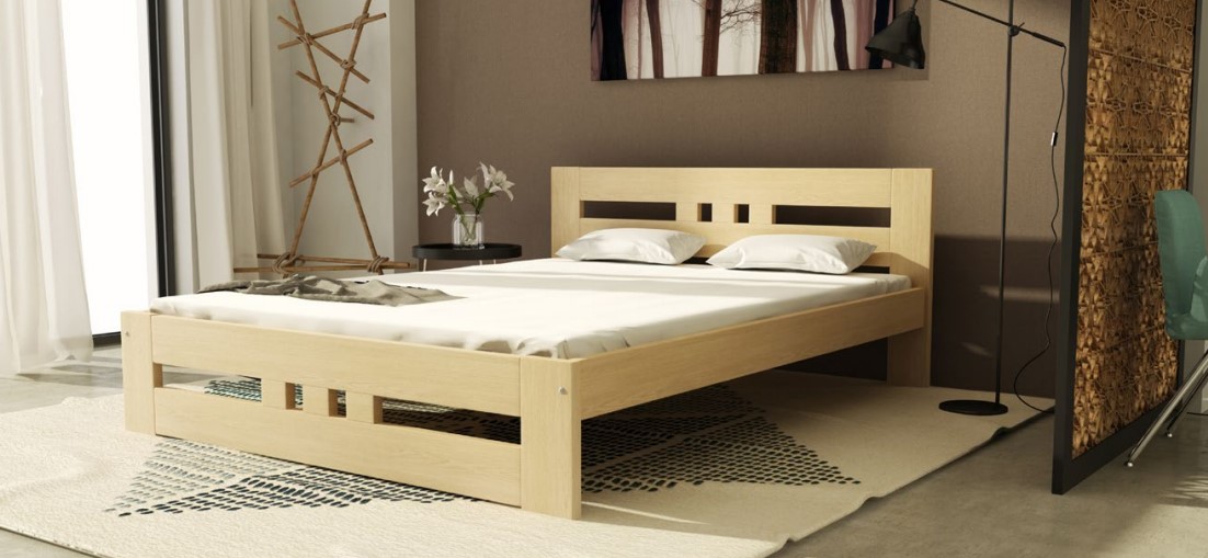 Dolmar Drevená posteľ ROMA ROZMER: 90 x 200 cm