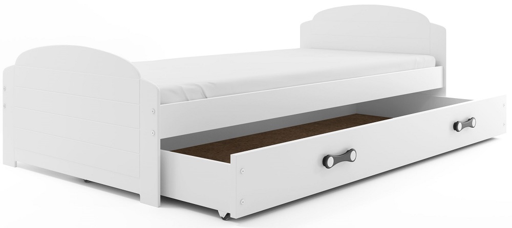 BMS Detská posteľ Lili FARBA: Biela / biela, PREVEDENIE: posteľ s úložným priestorom