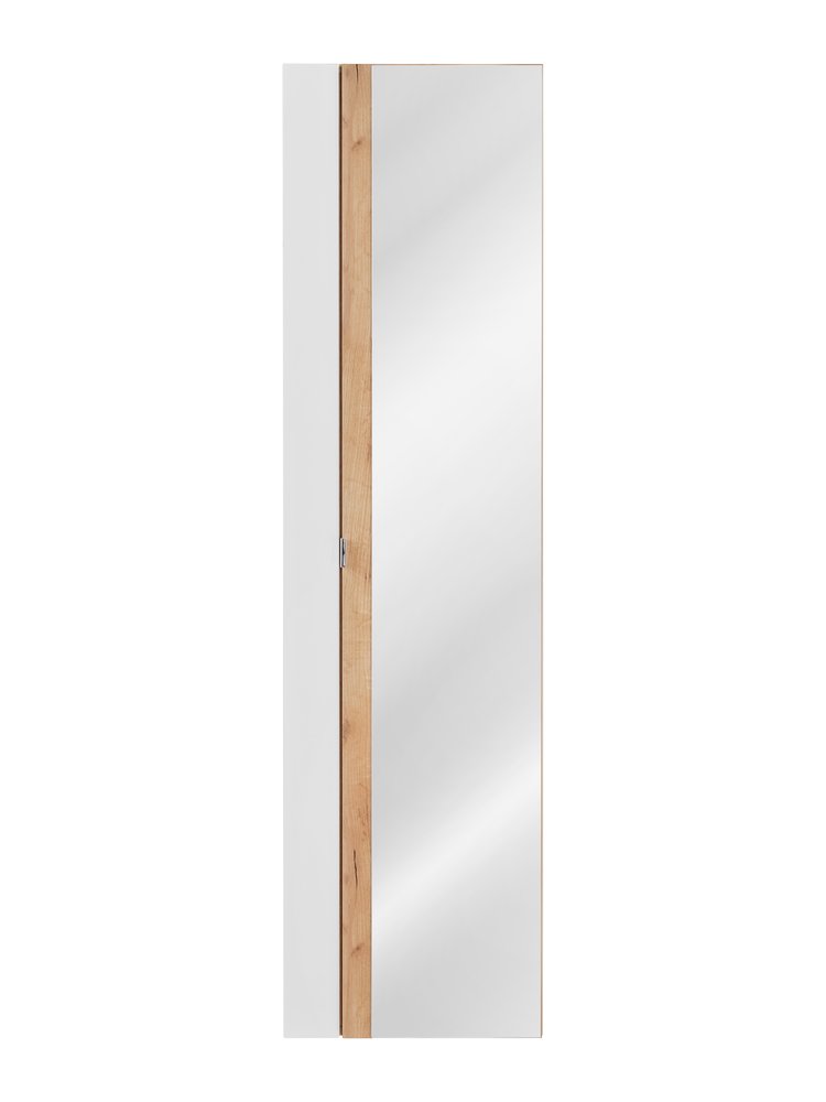 ArtCom Vysoká skrinka so zrkadlom CAPRI White 803