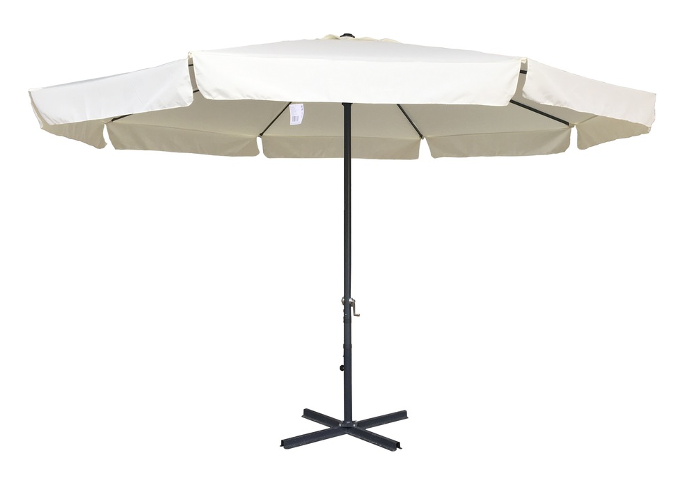 ArtRoja Záhradný slnečník STANDART | biela 400 cm