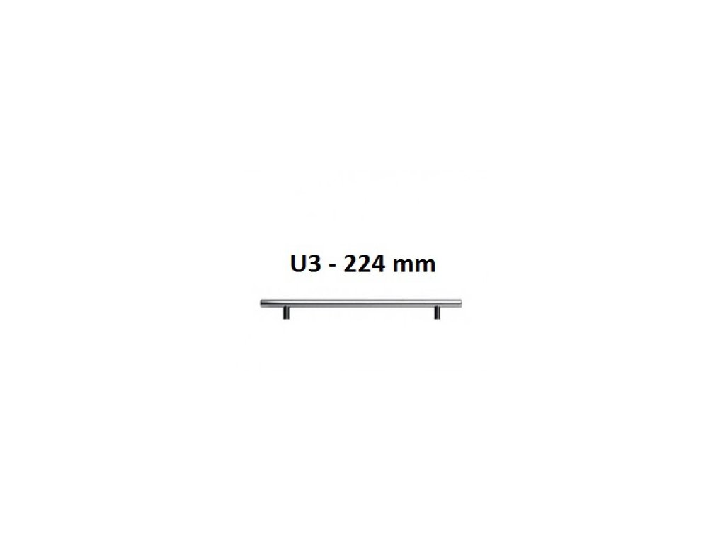 ArtExt Úchyt na kuchynskú linku Reling TYP: RELING U3 - 224 mm