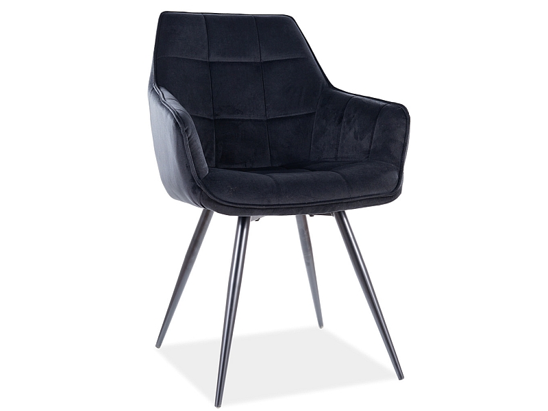 Signal Stolička LILIA VELVET | zelená FARBA: Bluvel 86 / granátová modrá