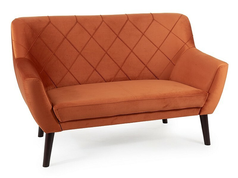 Signal Pohovka KIER 2 VELVET | wenge FARBA: Škoricová / Bluvel 4215