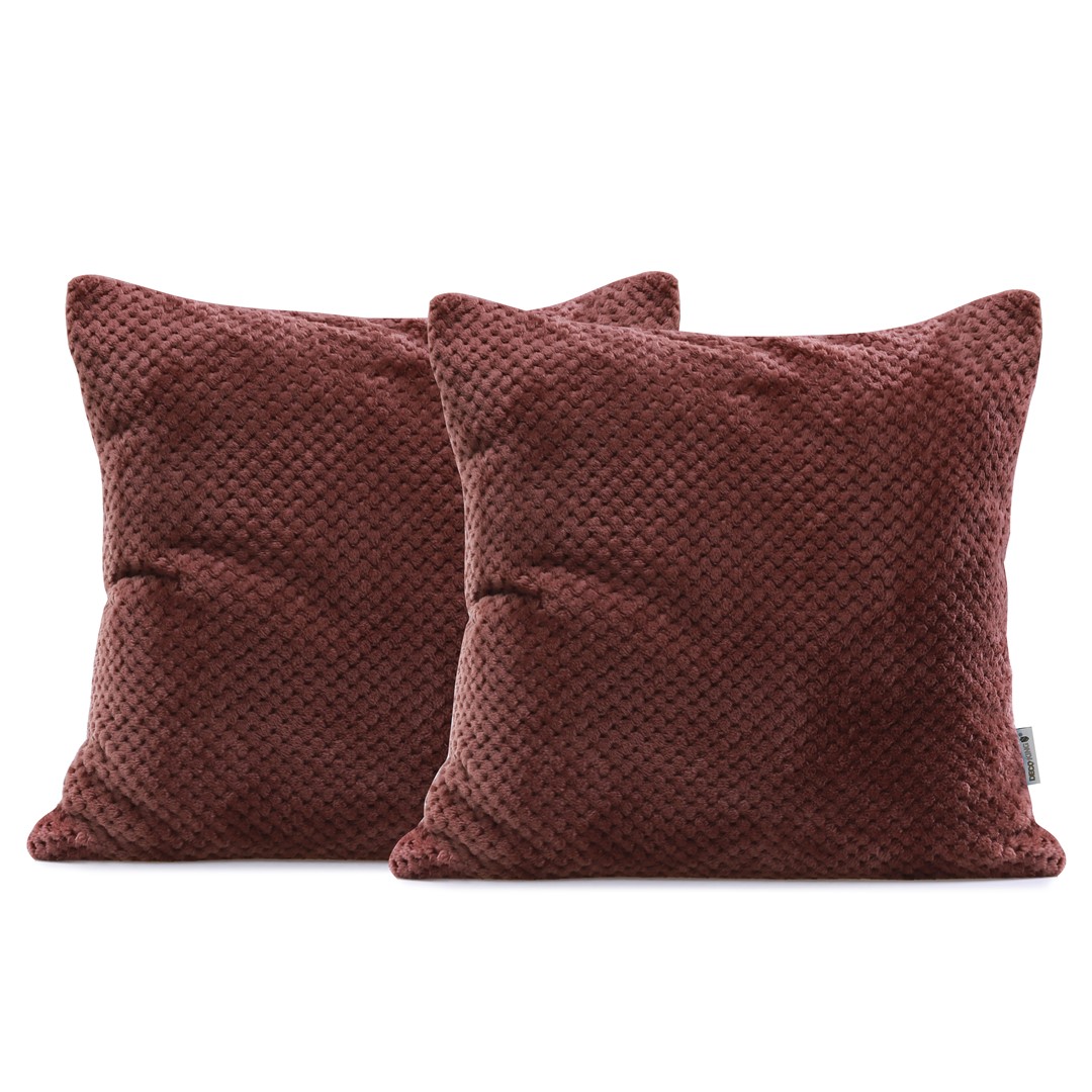 ArtFlhf Sada obliečok na vankúše HENRY 45 x 45 cm FARBA: Tmavohnedá