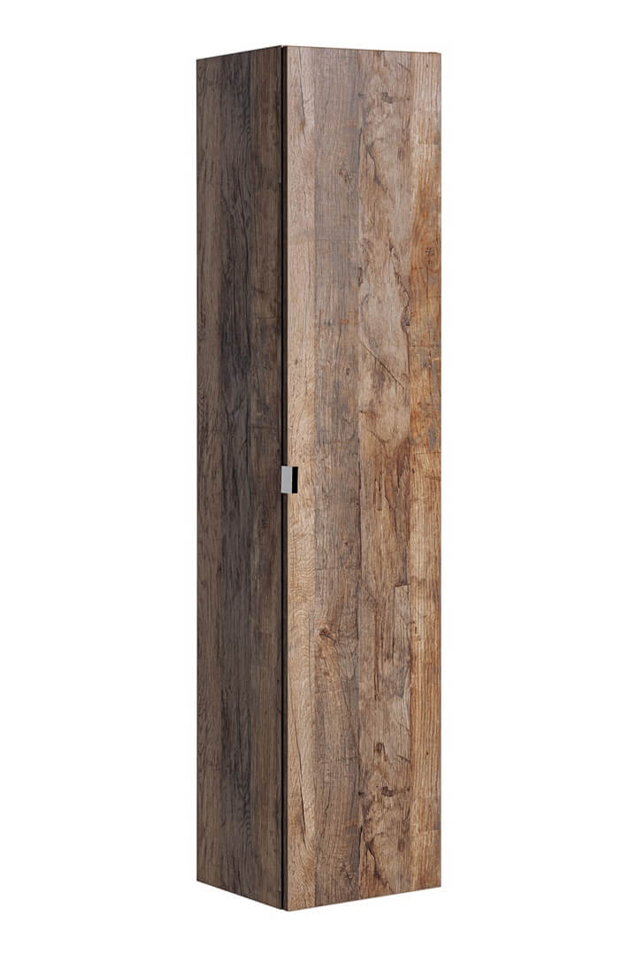 ArtCom Kúpeľňová zostava SANTA FE OAK TYP: vysoká závesná skrinka 80-01-A-1D2S: 36 x 160 x 33 cm