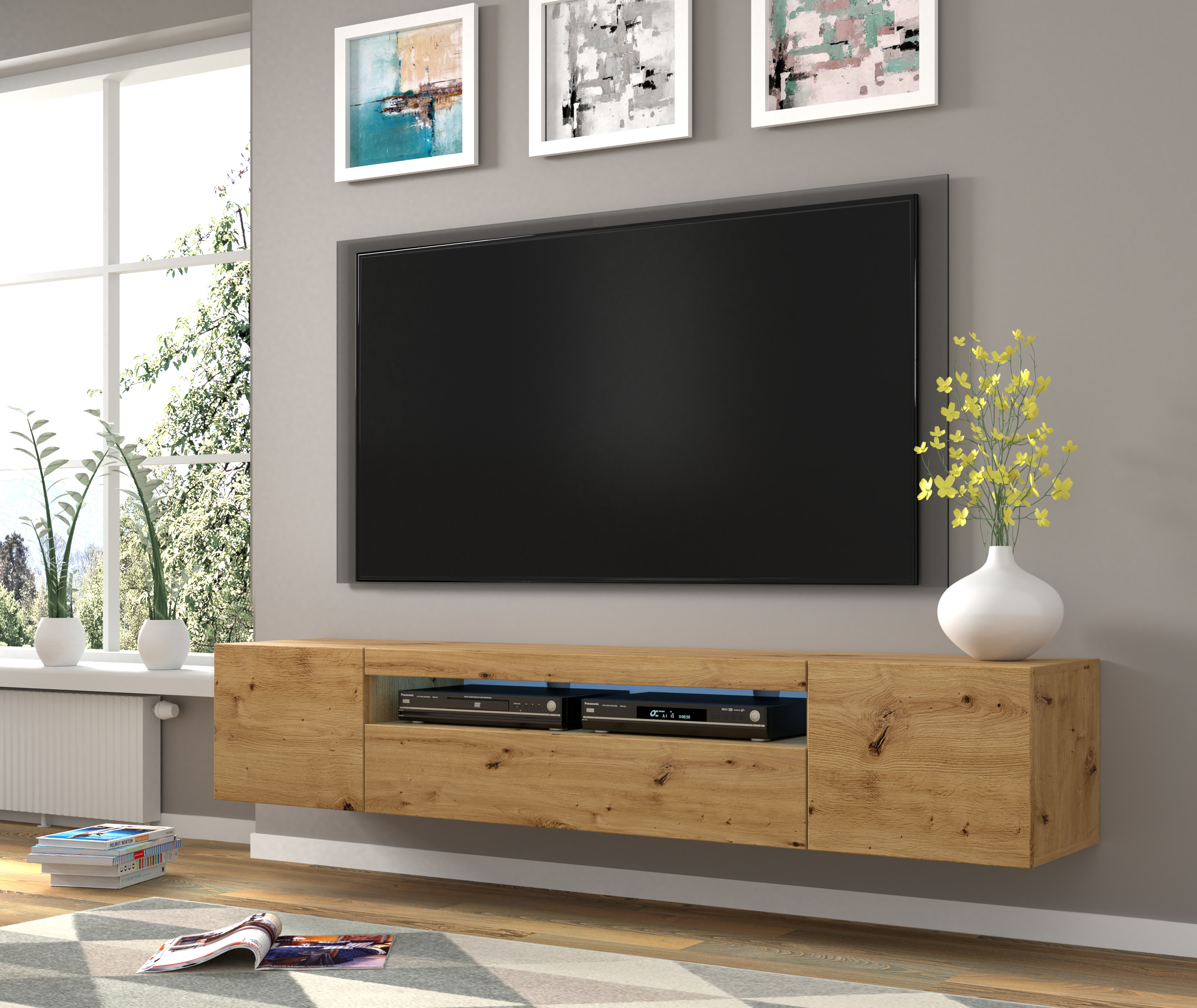 ArtBm TV stolík AURA 200 | dub artisan