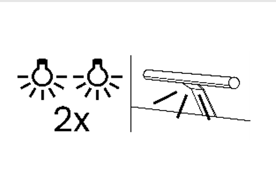 ArtGiB LED lampa na skriňu 2 bodová ACS-05