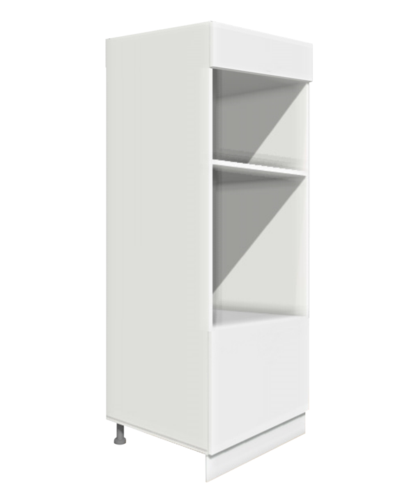 ArtExt Spodná kuchynská skrinka Emporium D5AM/60/154 FAREBNÉ PREVEDENIE KORPUSU: Grey, FAREBNÉ PREVEDENIE DVIEROK EMPORIUM: White