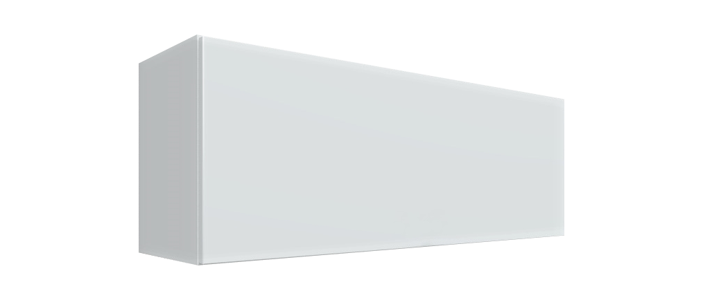ArtExt Vrchná kuchynská skrinka Emporium W4B/90 FAREBNÉ PREVEDENIE KORPUSU: Grey, FAREBNÉ PREVEDENIE DVIEROK EMPORIUM: White