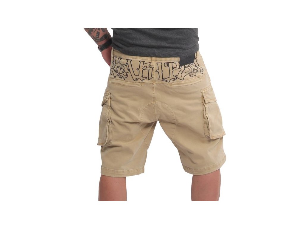 Pánské Yakuza Kraťasy Cargo Shorts CSB 22067 sand (Velikost 30)