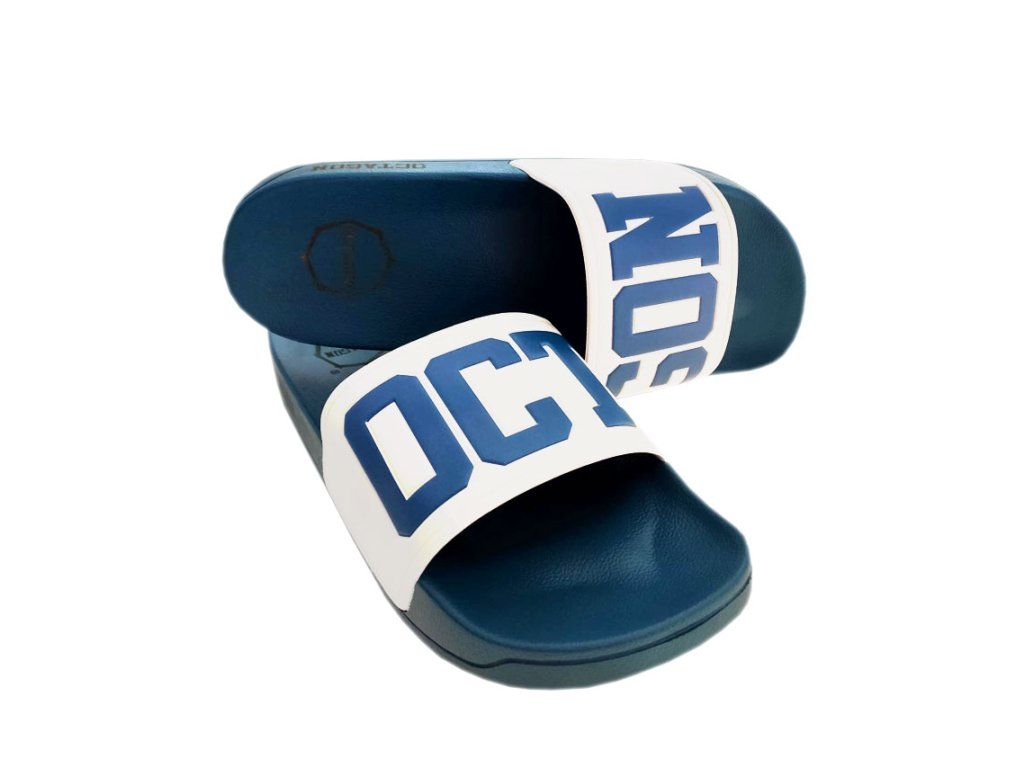 Pantofle OCTAGON blue/white (Velikost 41)