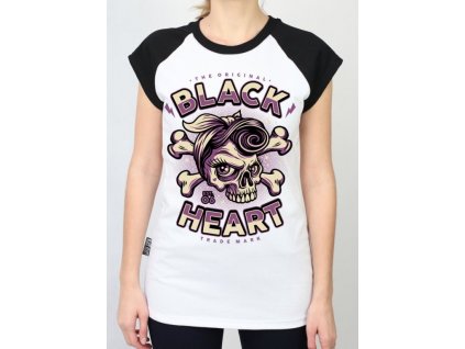 Dámské Triko BLACK HEART BETTY RIZZO přední strana