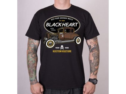Pánské triko Black Heart HOT ROD TRADICIONAL přední strana