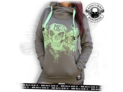 mc skull girls hoodie