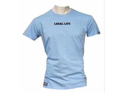 Pánské triko LEGAL LIFE Basic LA Sky Blue