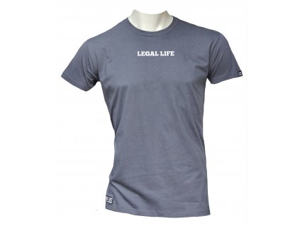 Pánské triko LEGAL LIFE Basic LA Anthrazit