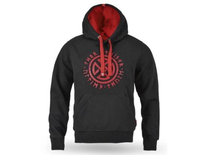 Pánská mikina s kapucí Thor Steinar Stord schwarz (Velikost 4XL)