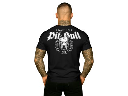 pitbull black back