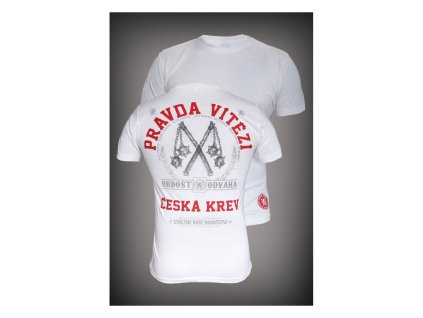 tričko pravda vítězí white