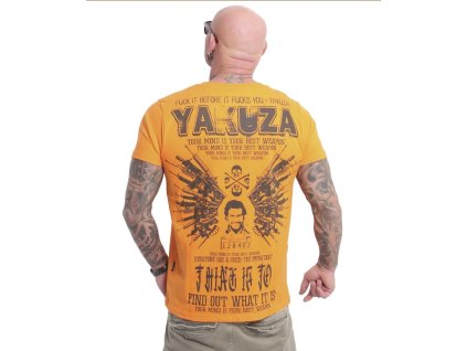Pánské triko Yakuza Best weapon 23038 tangerine (Velikost S)