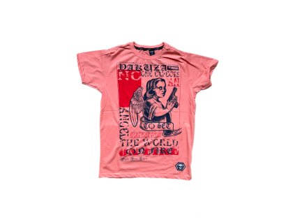 Pánské triko Yakuza Angel retro pink (Velikost L)