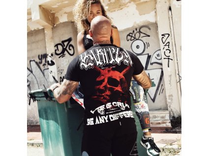 Pánské triko Yakuza Cruel TSB 22007 black (Velikost 3XL)