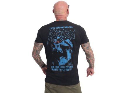 Pánské triko Yakuza Fire TSB 22017 black (Velikost M)