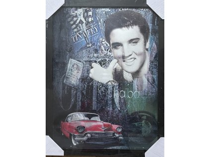 3D obraz Elvis Presley 60x40cm (Velikost Unisex)