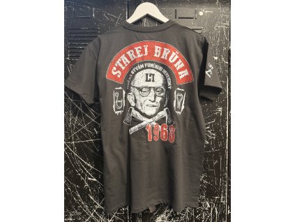 Legal Life pánské triko STAREJ BRŮNA anthrazit (Velikost 3XL)