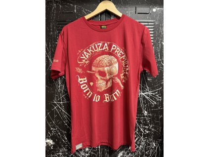 Pánské triko Yakuza Premium 4006 red (Velikost 3XL)