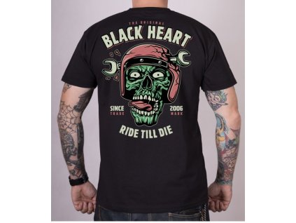 10185 triko black heart ride till die