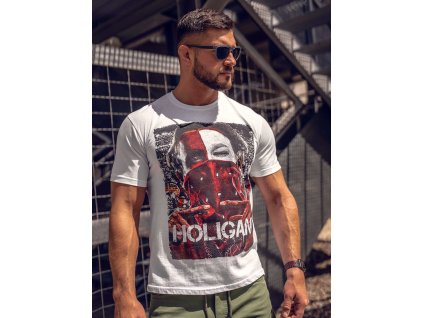 cze pl Bile panske bavlnene tricko s potiskem Bolf CMR18A 92274 6