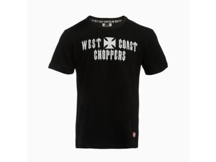 west coast choppers triko script tee black