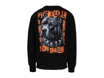 pitbull west coast panska mikina blacky cerna s