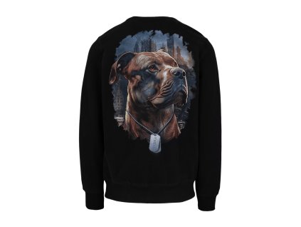 pitbull west coast panska mikina hero cerna s