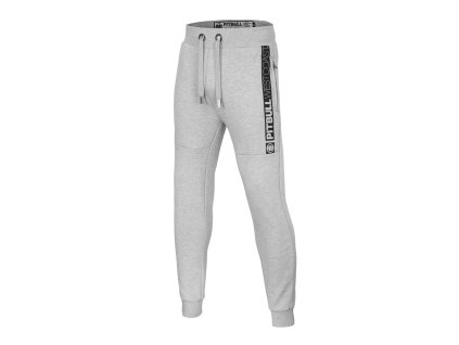 pitbull west coast panske teplaky new hilltop tmave sede s