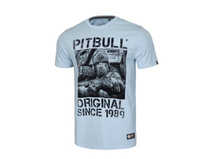 PitBull West Coast - pánské triko Drive světle modrá (Velikost 3XL)