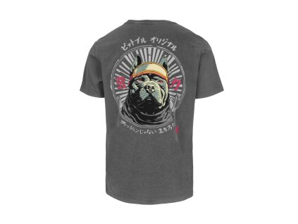 pitbull west coast panske triko mt fuji washed sede s